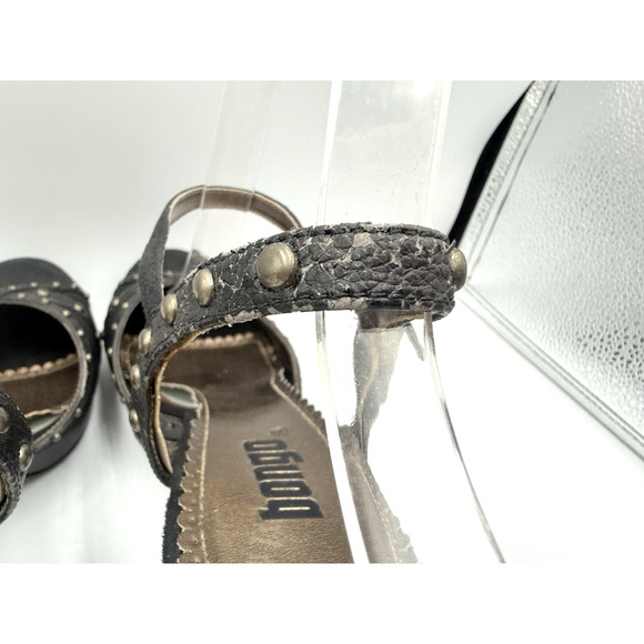 Vintage Bongo Women's Heels Retro Y2K Goth Glam Rocker Chic‎ Size 8.5 - Picture 5 of 14